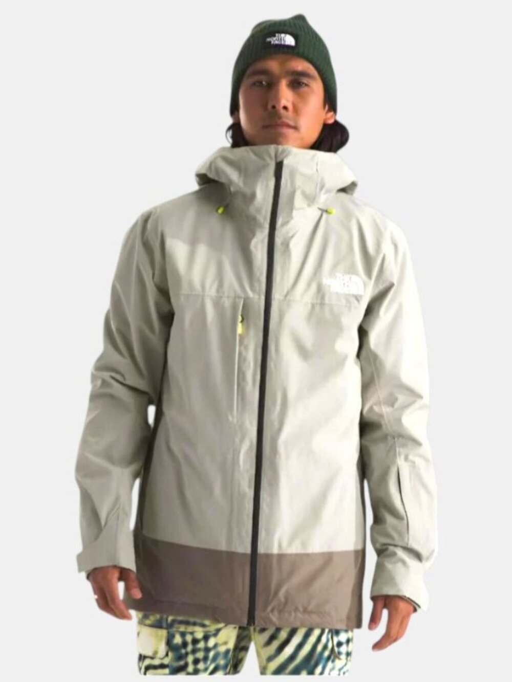 North Face ThermoBall Snow Triclimate 3-in-1 Ski Jacket Men's XL Clay Grey Black
